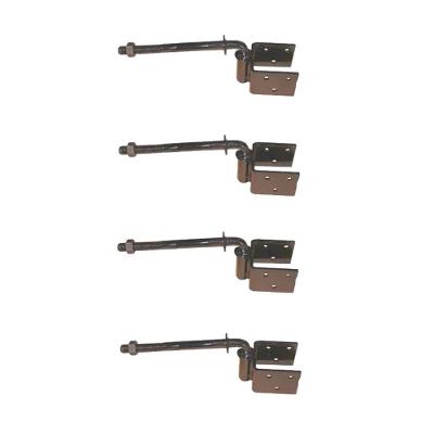 Kit 4Und Dobradiça Aço Boca De Lobo (Par) 3/16 280X115X65Mm