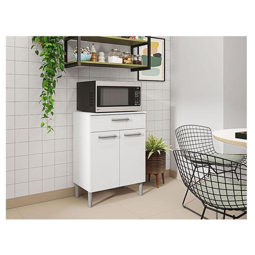 Balcão Multiuso Ambiente Diamante Branco Supremo - Kits Paraná - 1