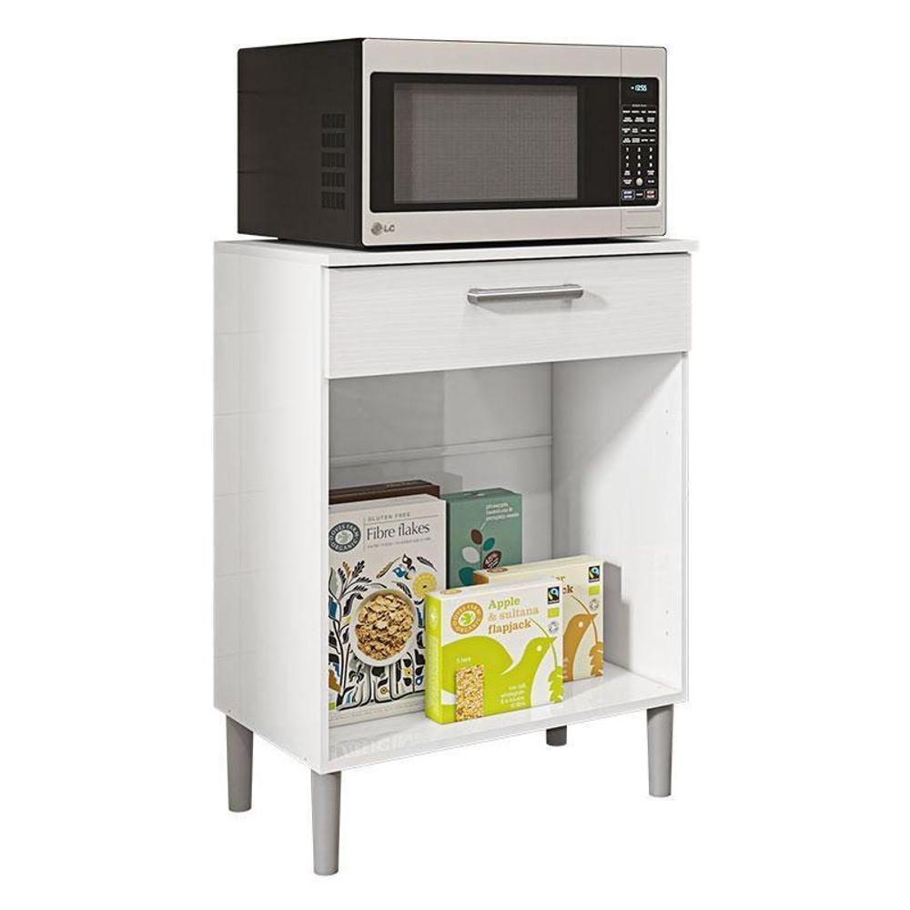 Balcão Multiuso Ambiente Diamante Branco Supremo - Kits Paraná - 3