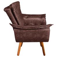 Kit 1 Namoradeira e 1 Poltrona Opala Corano Marrom - Drossi - 10