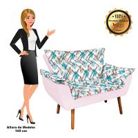 Kit 1 Namoradeira 2 Poltronas E 2 Puffs Opala Composê Suede - 9