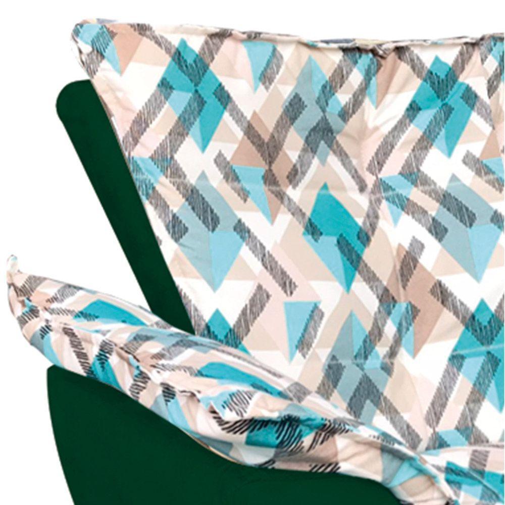 Kit 1 Namoradeira 2 Poltronas E 2 Puffs Opala Composê Suede - 7