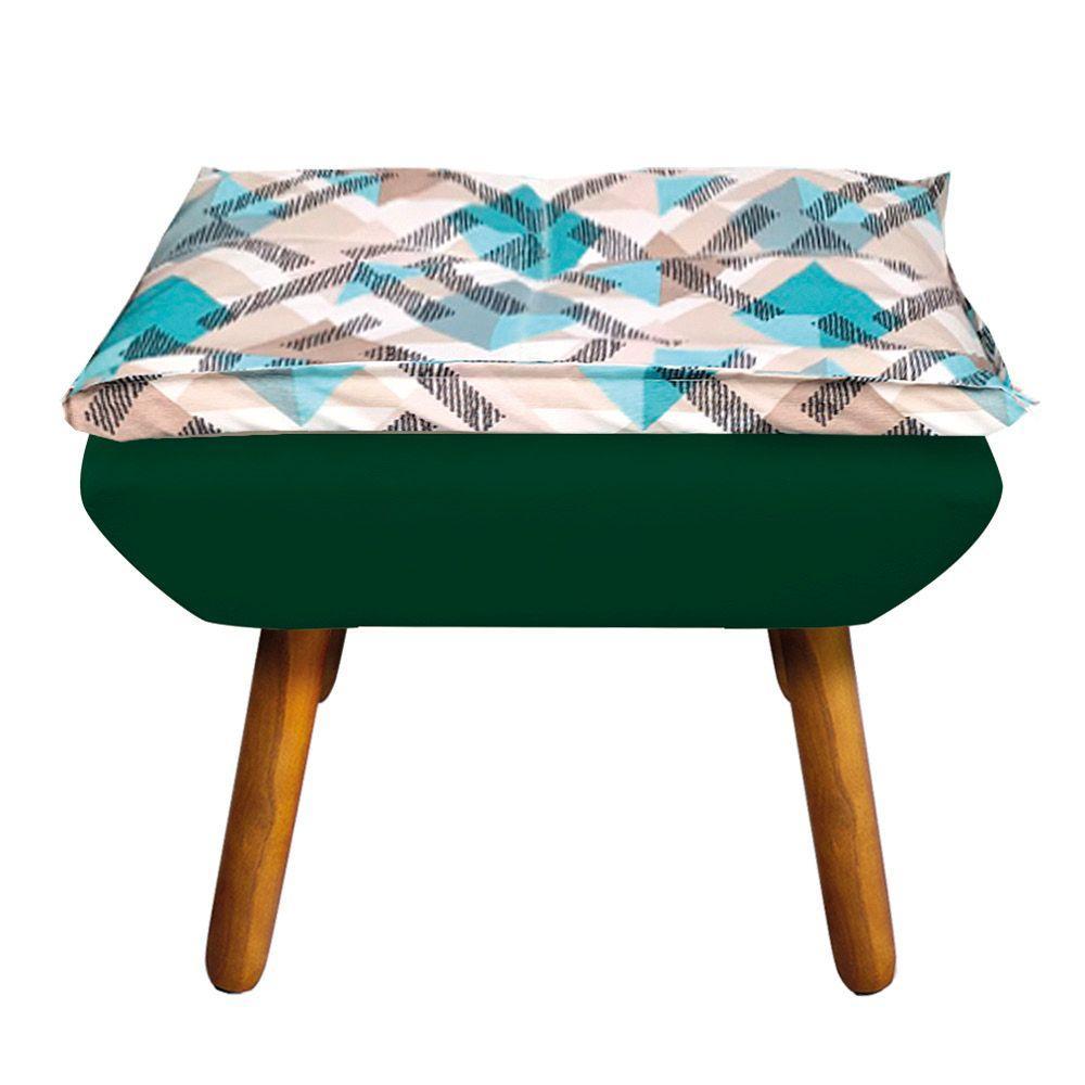 Kit 1 Namoradeira 2 Poltronas E 2 Puffs Opala Composê Suede - 9