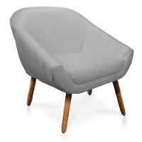 Kit 02 Poltronas Giovana Corino Castanho Cinza - 7