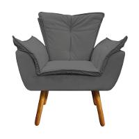 Kit Namoradeira e 2 Poltronas Opala Corino Pé Palito D´rossi - 9