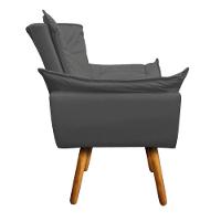 Kit 02 Poltronas Opala 02 Puffs Opala Corino