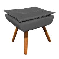 Kit 02 Poltronas Opala 02 Puffs Opala Corino - 6