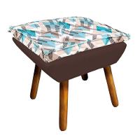 Kit 01 Namoradeira 02 Poltronas e 02 Puffs Opala Composê - 2