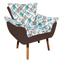 Kit 01 Namoradeira 02 Poltronas e 02 Puffs Opala Composê - 6