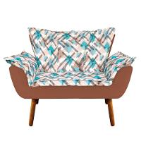 Kit 01 Namoradeira 02 Poltronas e 02 Puffs Opala Composê - 9