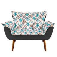 Kit 01 Namoradeira 02 Poltronas e 02 Puffs Opala Composê - 9