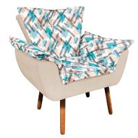 Kit 01 Namoradeira 02 Poltronas e 02 Puffs Opala Composê - 6