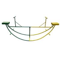 Balanço Sobe E Desce - Vai E Vem 2 Lugares Verde E Amarelo - 2