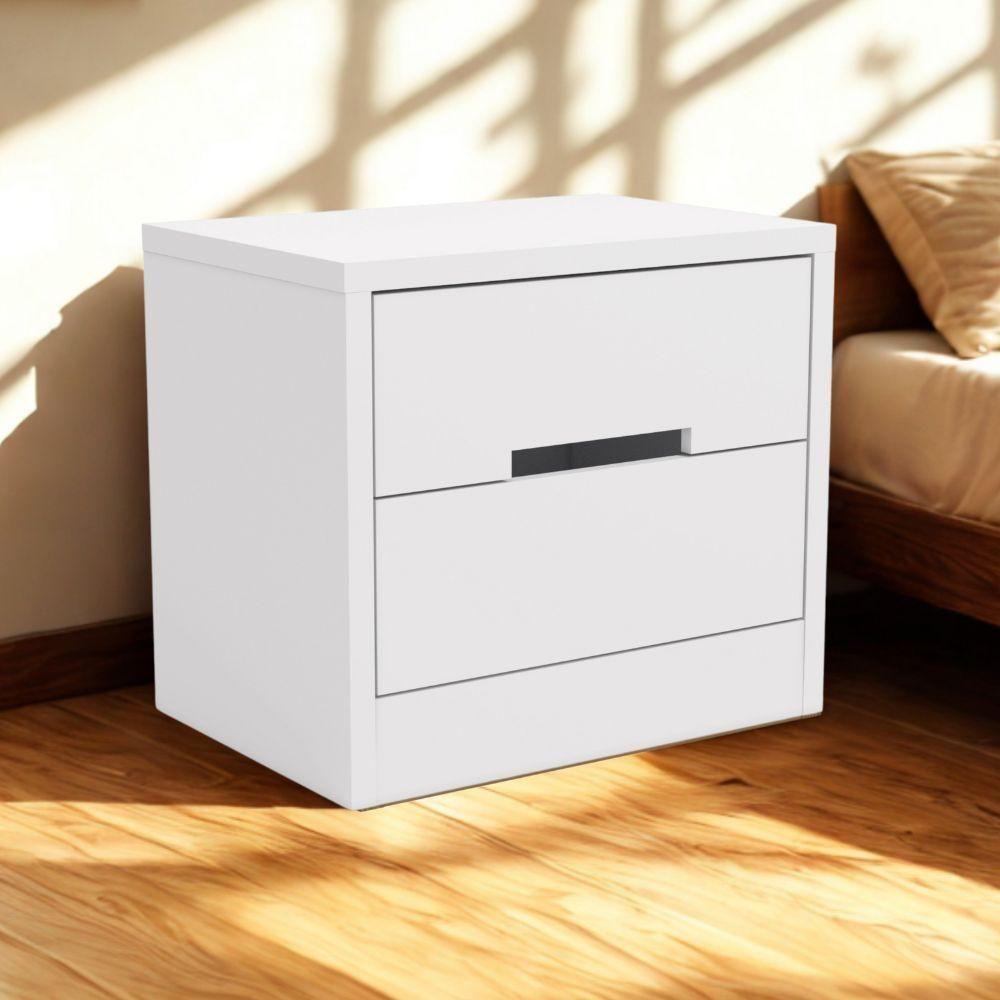 Comoda 4 Gavetas 02 Mesas De Cabeceira 2 Gavetas S82224 Kappesberg Branco - 3