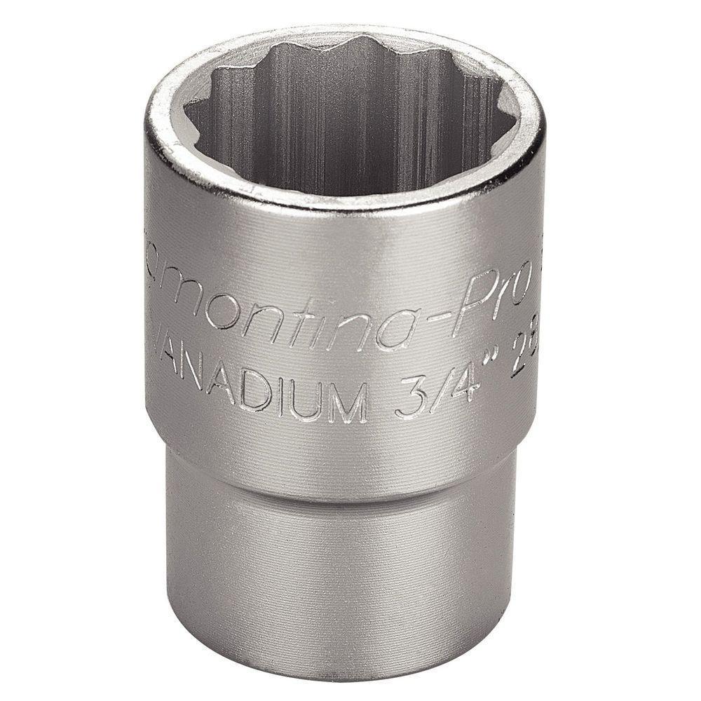 Soquete Estriado Em Aço Cromo Vanádio 1.3/16" - Encaixe 3/4" Tramontina Pro Tramontina - 1