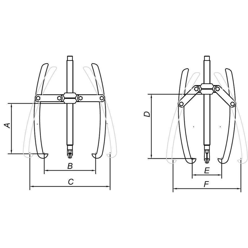 Sacador De Polias 3 Garras Articuladas 10'' Tramontina Pro Tramontina - 3