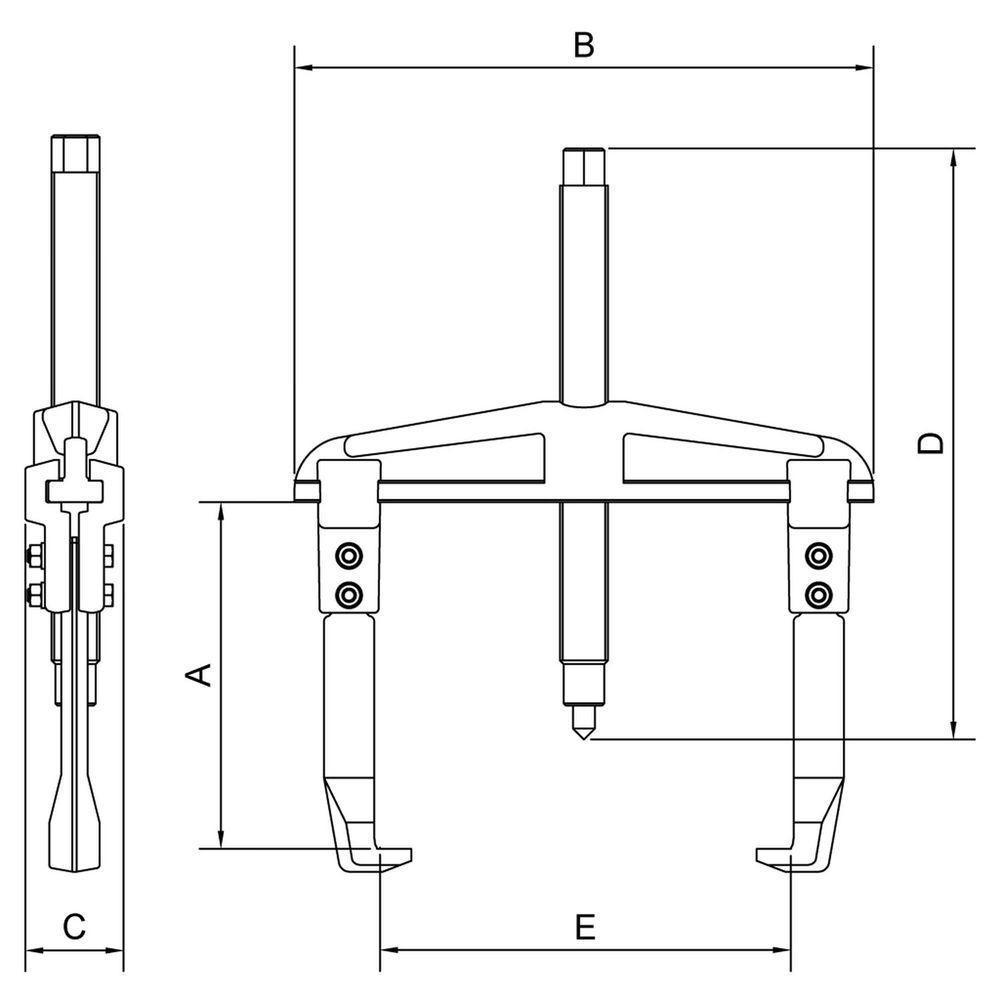 Sacador De Polias Com Garras Deslizantes 180 Mm Tramontina Pro Tramontina - 3