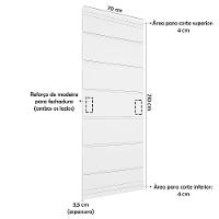 Kit 2 Portas De Madeira Frisada U.v 210cm X 70cm - R50vl Cerejeira - 3
