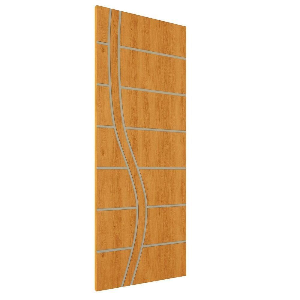 Kit 4 Portas De Madeira Frisada U.v 210cm X 90cm - R70ss Cerejeira - 2