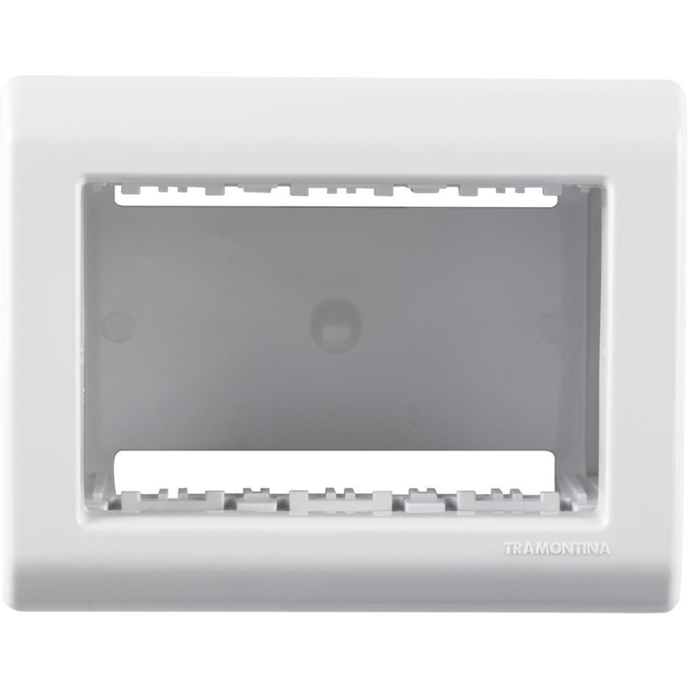 Caixa De Sobrepor 3 Postos Tramontina Lizflex Branca - 2