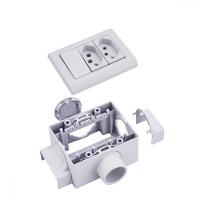 Caixa De Sobrepor X 3 Postos Para Eletrodutos Branca - 5