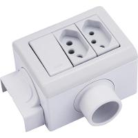 Caixa De Sobrepor X 3 Postos Para Eletrodutos Branca - 6