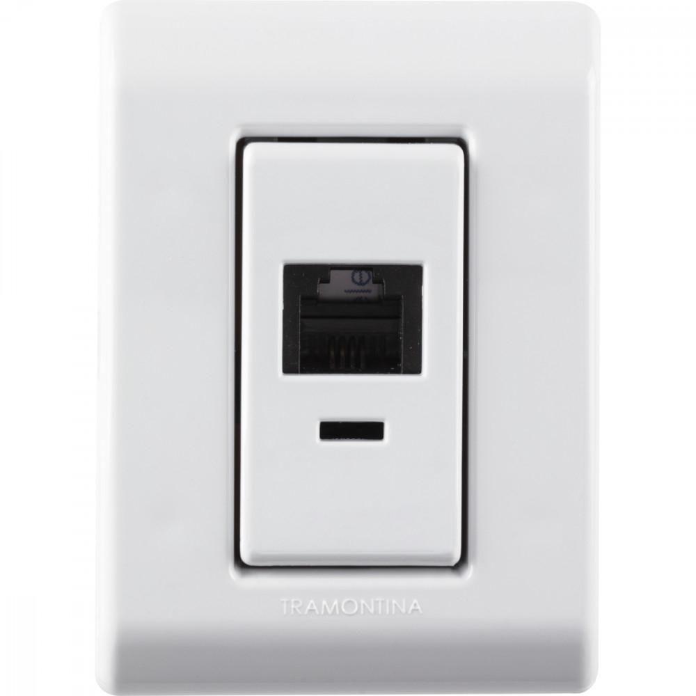 Caixa De Sobrepor Com 1 Tomada Rj11 Lizflex Branca - 2