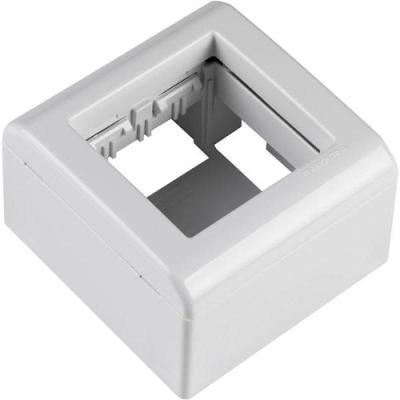 Caixa De Sobrepor 2 Postos Tramontina Lizflex Branca