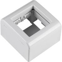 Caixa De Sobrepor 2 Postos Tramontina Lizflex Branca - 1