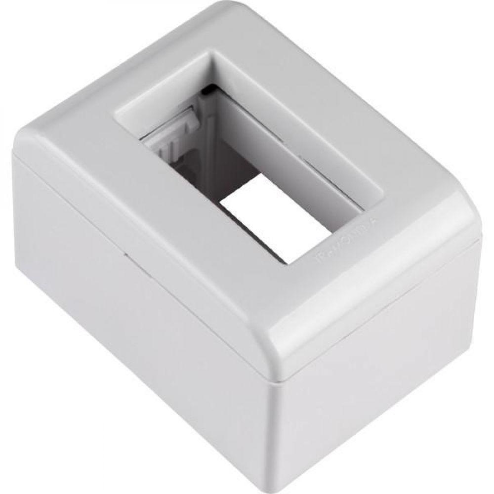 Caixa De Sobrepor 1 Posto Tramontina Lizflex Branca - 1