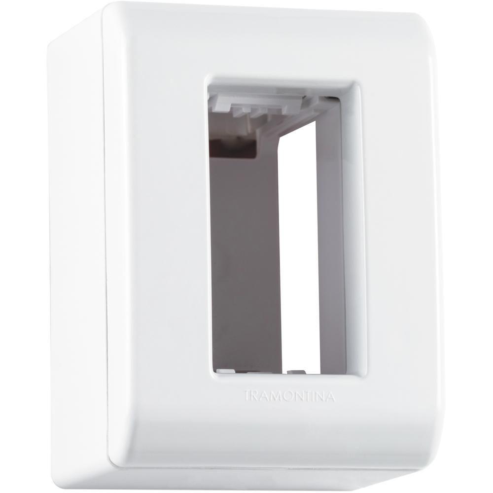 Caixa De Sobrepor 1 Posto Tramontina Lizflex Branca - 5