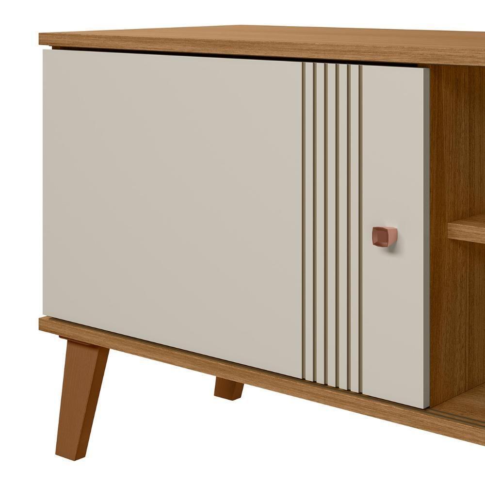 Rack Bancada Para TV 65 Polegadas 160cm Sia Nature Off White Z49 - Mpozenato - 5