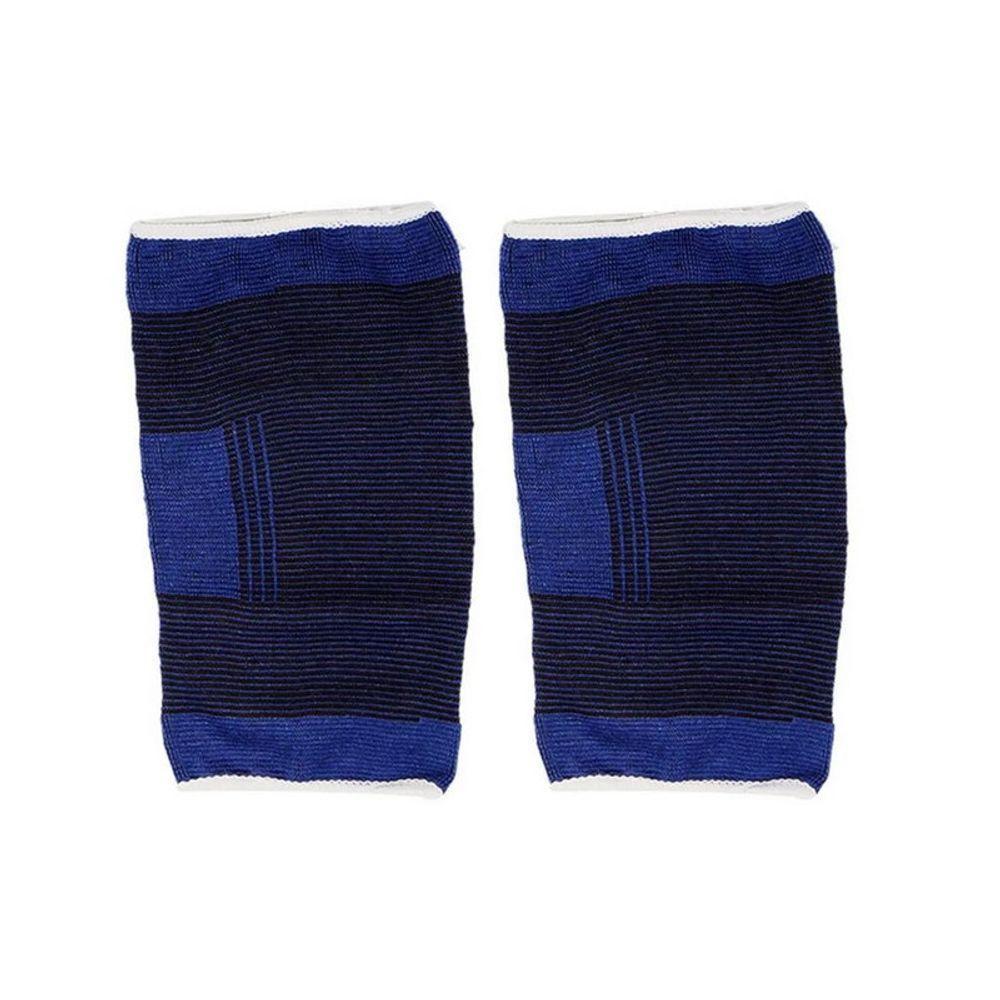 Joelheira Elástica Protetor Muscular Joelho Flexível Dor Lesão Ortopédica Esporte Par Resistente - 9