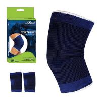 Joelheira Elástica Protetor Muscular Joelho Flexível Dor Lesão Ortopédica Esporte Par Resistente - 1