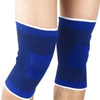 Joelheira Elástica Protetor Muscular Joelho Flexível Dor Lesão Ortopédica Esporte Par Resistente - 10
