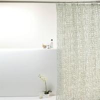 Coina Box Pvc Pastilhas 198x180cm - Uzoo Cortina Box Pvc 1.98x1.80m Pastilha Prata 810155 - 1