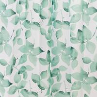 Coina Box Poliéster Folhagem Verde 198x180cm - Uzoo Cortina Box Poliester 1.98x1.80m Folhagem Verde 828956 - 2