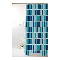 Coina Box Peva Pastilha Azul 180x160cm - Uzoo Cortina Box Peva 1.80x1.60m Pastilhado Azul 818916 - 1