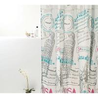 Coina Box Poliéster Usa 198x180cm - Uzoo Cortina Box Poliester 1.98x1.80m Usa Vermelho 822069 - 1