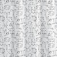 Coina Box Poliéster Zodíaco 198x180cm - Uzoo Cortina Box Poliester 1.98x1.80m Zodiaco 829966 - 2