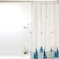 Coina Box Poliéster Barco Azul 198x180cm - Uzoo Cortina Box Poliester 1.98x1.80m Barco Azul 821779cy - 2