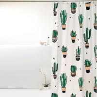 Coina Box Poliéster Cactos Verde 198x180cm - Uzoo Cortina Box Poliester 1.98x1.80m Cactos Verde 828909 - 2