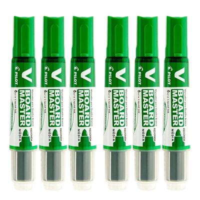 Pincel Para Quadro Branco Recarregável Board Master Verde 6 Unidades - Pilot
