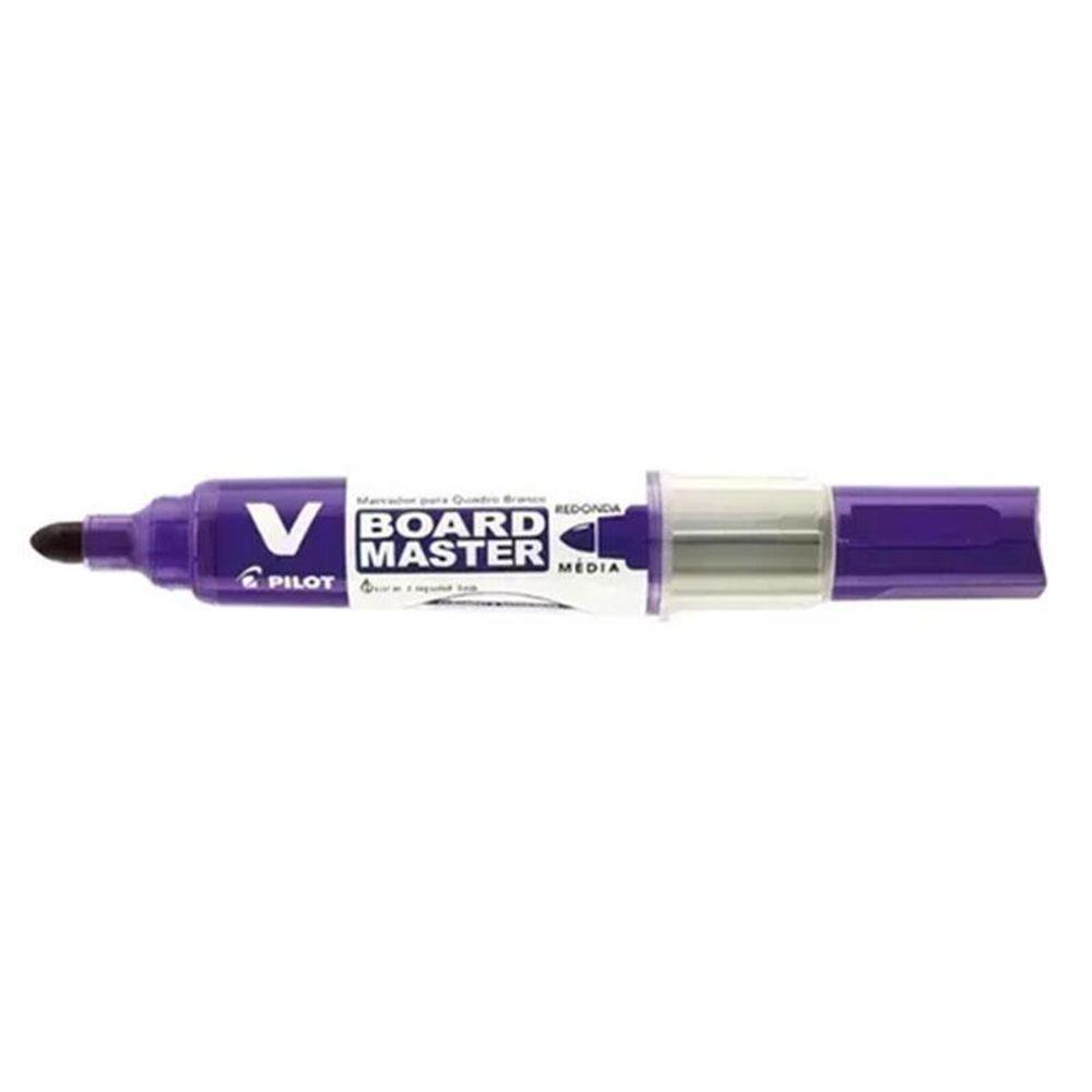Pincel Para Quadro Branco Recarregável Board Master Violeta 6 Unidades - Pilot - 3