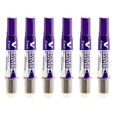 Pincel Para Quadro Branco Recarregável Board Master Violeta 6 Unidades - Pilot