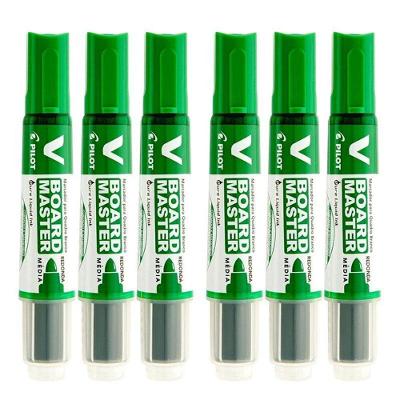 Pincel Para Quadro Branco Recarregável Board Master Verde 6 Unidades - Pilot