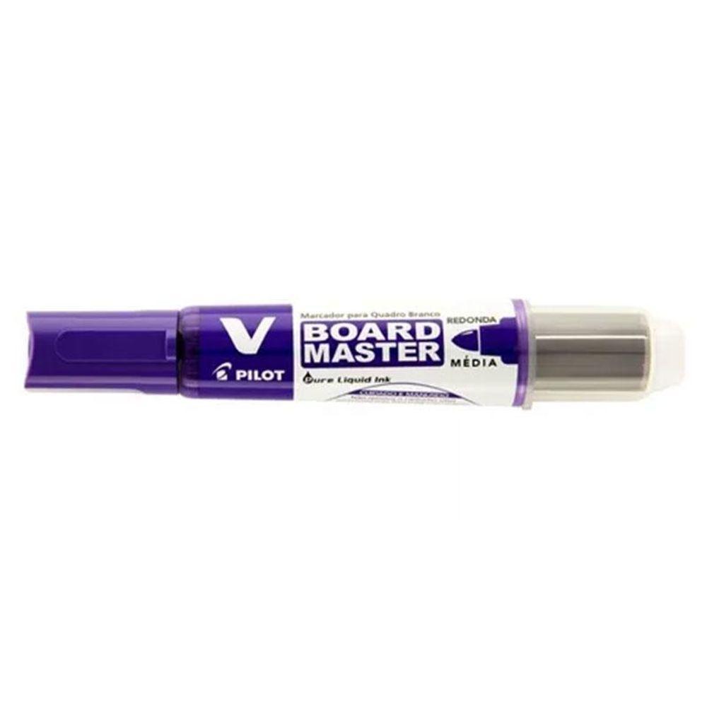 Pincel Para Quadro Branco Recarregável Board Master Violeta 6 Unidades - Pilot - 2