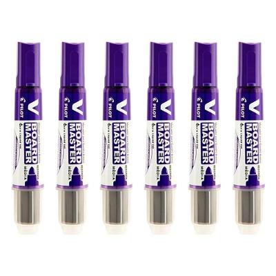 Pincel Para Quadro Branco Recarregável Board Master Violeta 6 Unidades - Pilot
