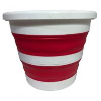 Balde Resistênte E Dobrável Retrátil Silicone 10 Lt Nobre Rosa - 2