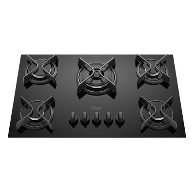 Cooktop a Gás Dako Supreme 5 Bocas Vidro Temperado Tripla Chama Preto Bivolt